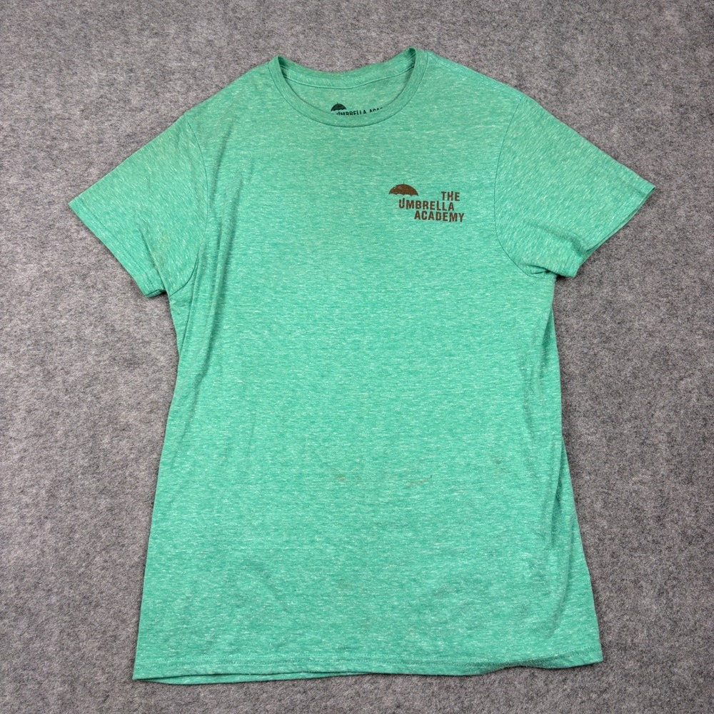 The Umbrella Academy‎ Shirt Mens Large Green Graphic Tee Netflix TV Show Merch